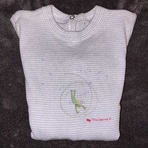 *rare* Petit Bateau Onesie 6 mos/67 cm